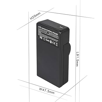Amazon.com : LCD Micro USB Battery Charger for Panasonic